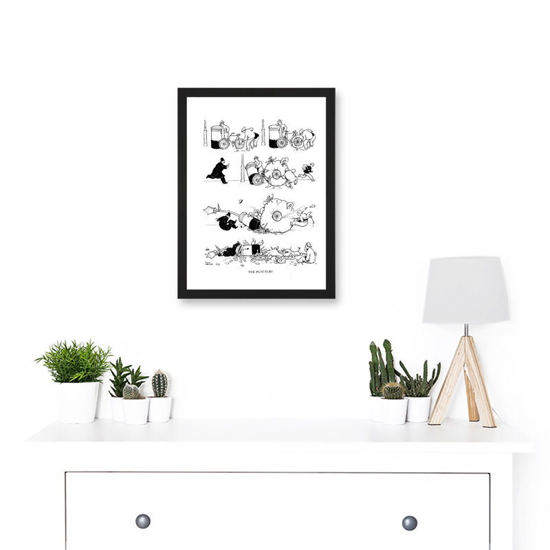 The Puncture - Single Picture Frame Print
