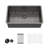 Undermount 16 Gauge Stainless Steel Single Bowl Under Counter Handmade Kitchen Sink Basin-87716703