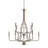 Dawson 10 - Light Steel Dimmable Chandelier