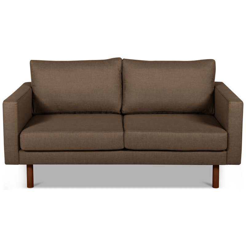 Francesa 2 Seater Loveseat, Brown, Brown