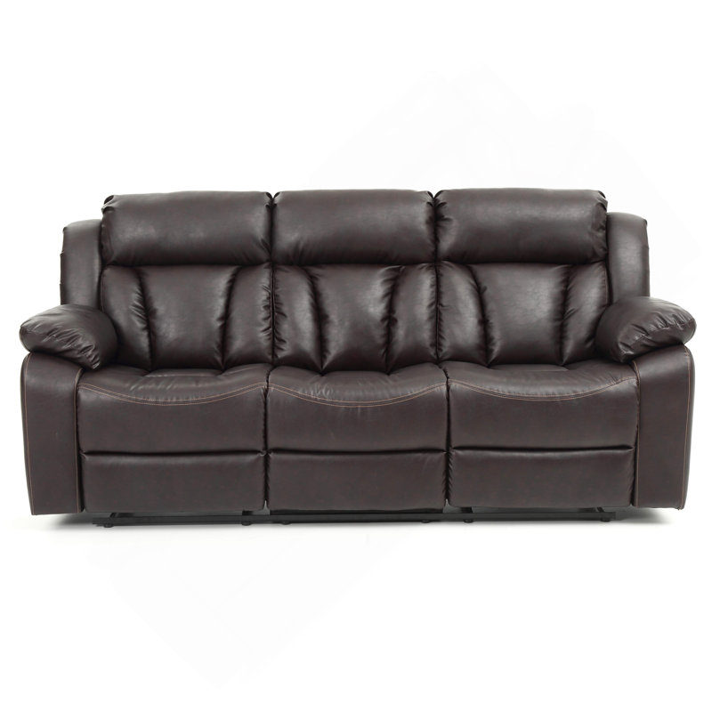 Daria G686-RS Reclining Sofa , DARK BROWN