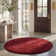 Jiang Burgundy Area Rug