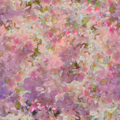 " Cherry Blossom Seamless Pattern "