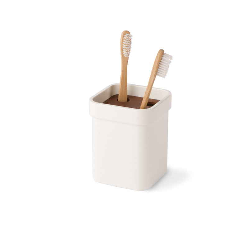 Curva Toothbrush Holder, Rust