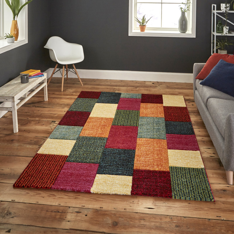 Brooklyn area rug Machine Woven Rectangle Multi coloured, Rectangle 120 x 170cm