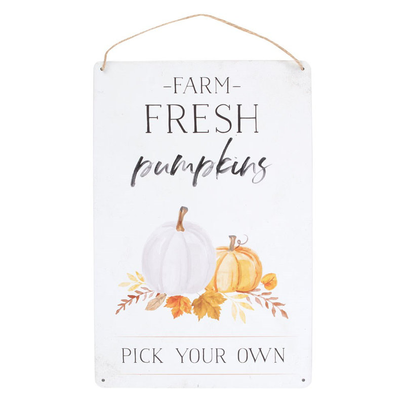 Farm Fresh Pumpkin 1 Piece Wall Art