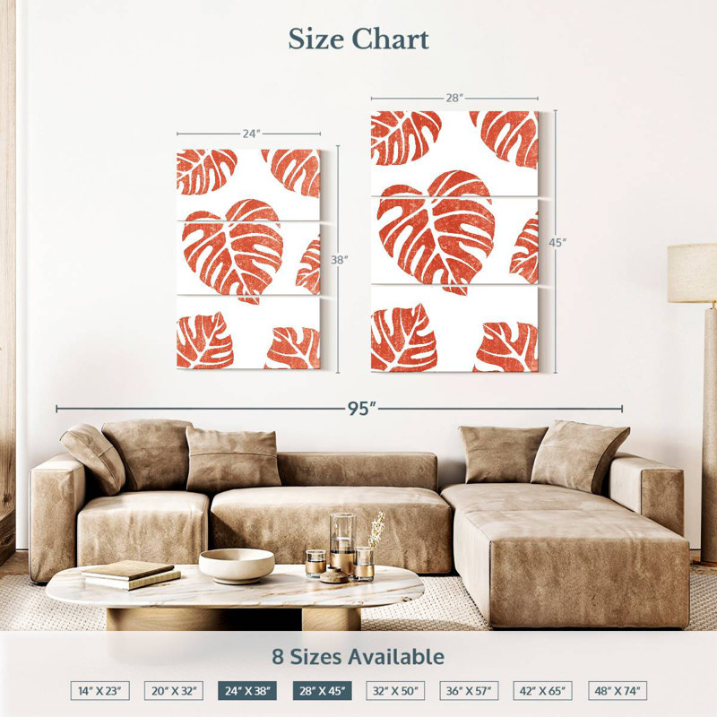 Harnek Terracotta Leaves III