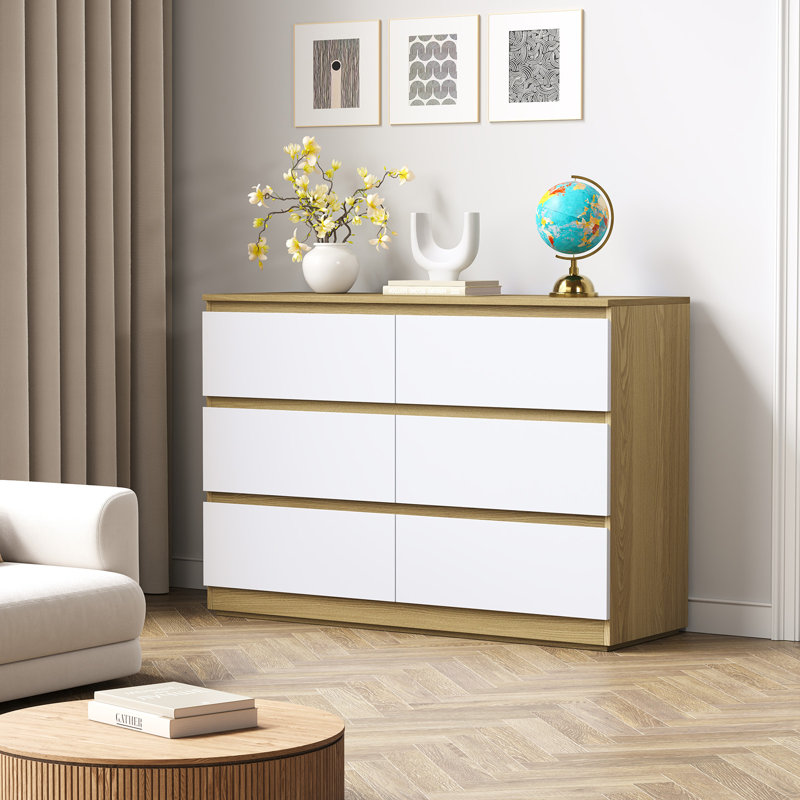 100cm W 6 - Drawer Chest of Drawers