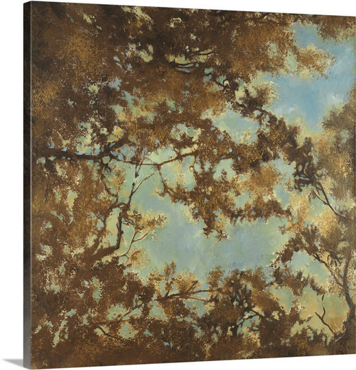 «Anjoli Tree Canopy» par Liz Jardine, reproduction d'art sur toile, H 30 po x l 30 po x P 1,25 po