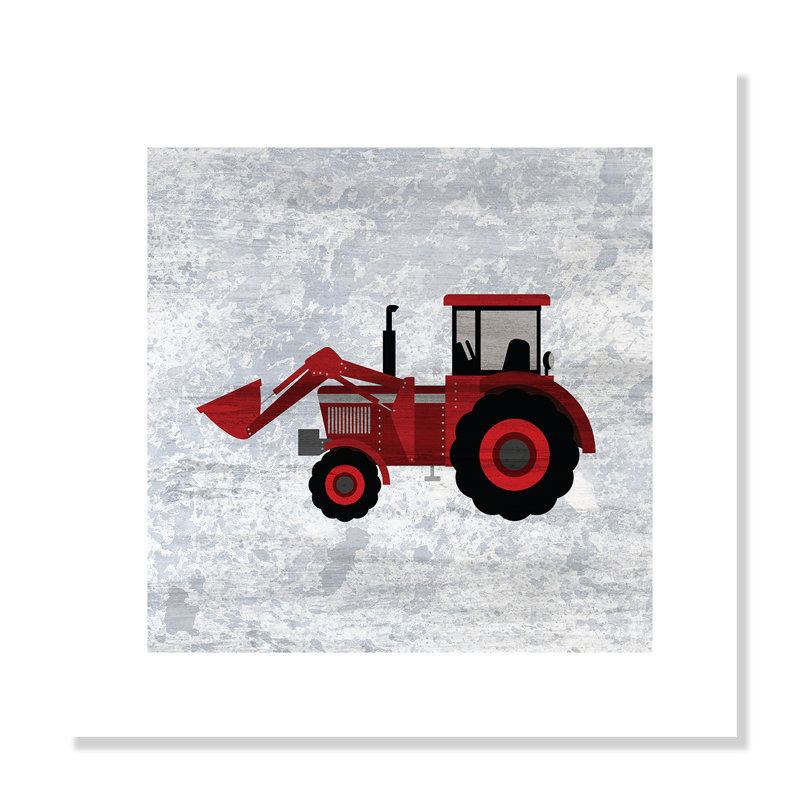 In Red 'Red 3' Wall Decal, 16" H x 16" W x 1" D, Paper