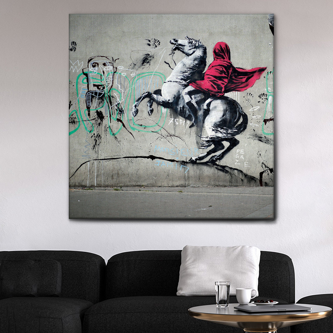 Leinwandbild Napoleon von Banksy