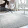 Natonia Shiny Shaggy Silver Area Rug