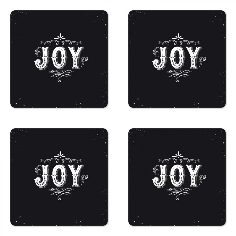 Square 4 Piece Coaster Set