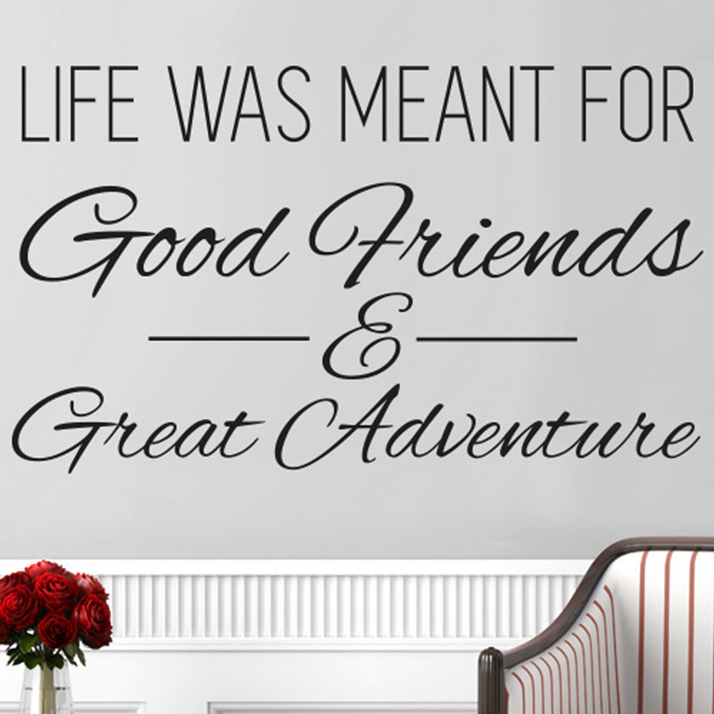 Wall Decal, Large, Black