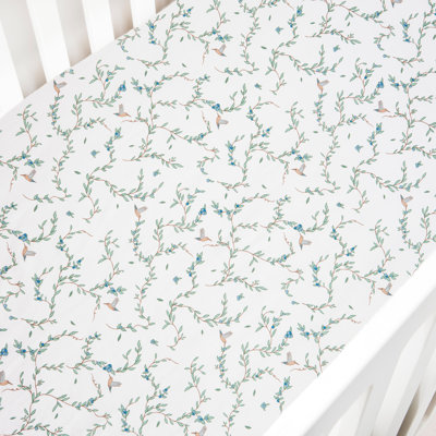 Secret Garden Crib Sheet, Ivory