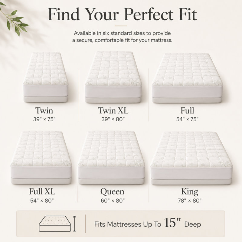 Protège-matelas Gediminas, Lit simple