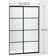 Elate Tall Sliding Shower Door, 75-1/2-In H X 50-1/4 - 53-5/8-In W, With Heavy 5/16-In Thick Crystal Clear Glass With Rectangular Grille Pattern