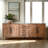 Julaine 91" 3-Drawer Sideboard, Natural Gray
