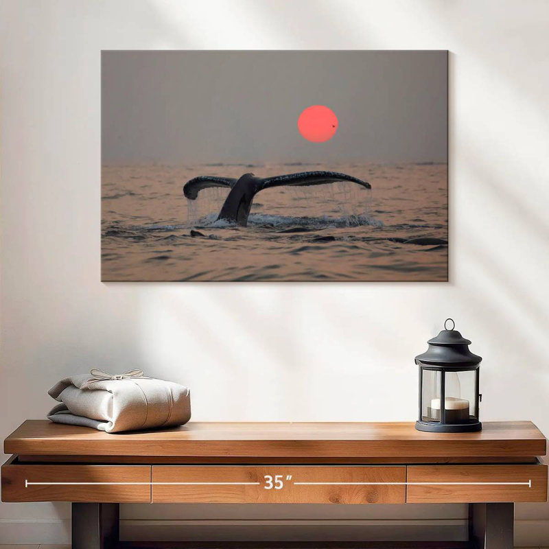 Brampt Humpback Whale Tail, 16'' H x 24'' W