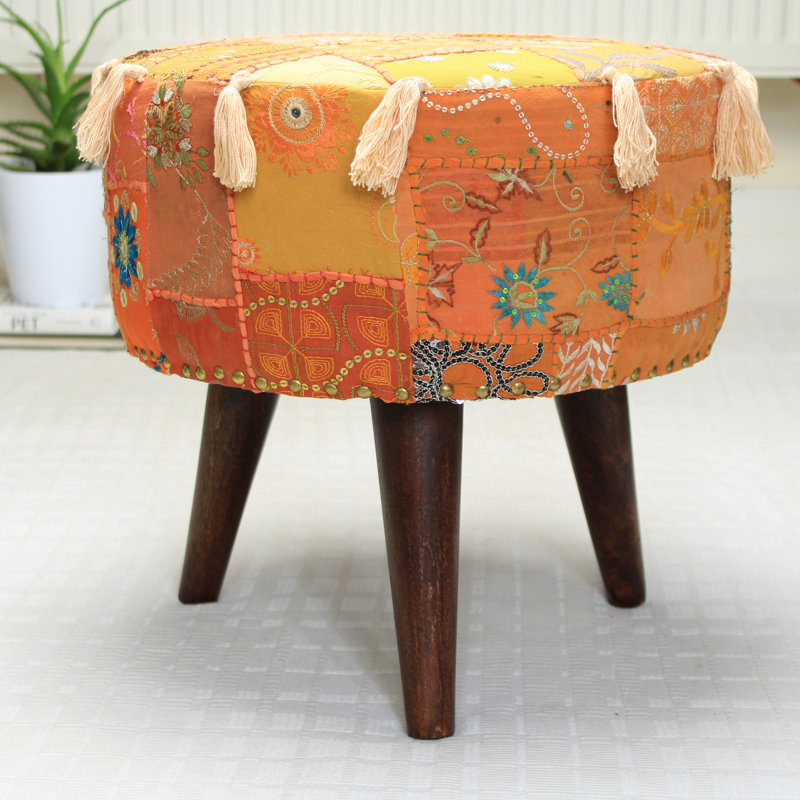 McTeer Solid Wood Accent Stool