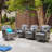 Aliyani Swivel Premium All-Weather Wicker Outdoor Lounge Chair, Cushions Included-1056630027