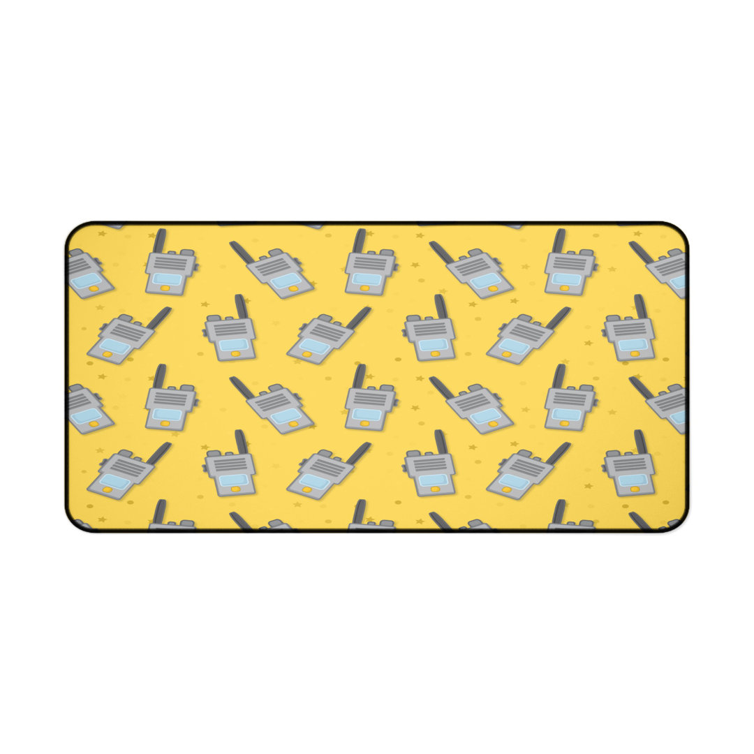 Walkie Talkie Pattern Desk Mat
