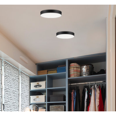 Plafonnier encastré simple à 1 lumière DEL Warrenton