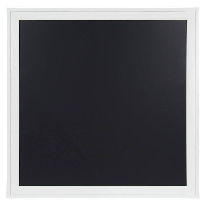 Tableau noir magnétique mural Perin, 31,5 po x 31,5 po, Blanc