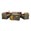 Helfrich 6 Seater Rattan Effect Sofa Set-39038418
