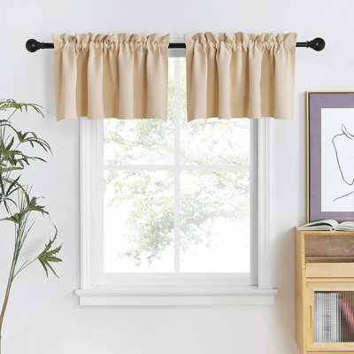 Polyester Blackout Rod Pocket Valance