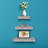 Suad 3 Piece Square Floating Shelf-1018305032
