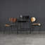 Bantam Stool with Metal Frame-929591170