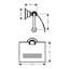 AXOR Montreux Toilet Paper Holder with Cover-17010943