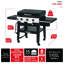 Barbecue au propane à 3 brûleurs 30 po Daytona Plaque chauffante plate noire