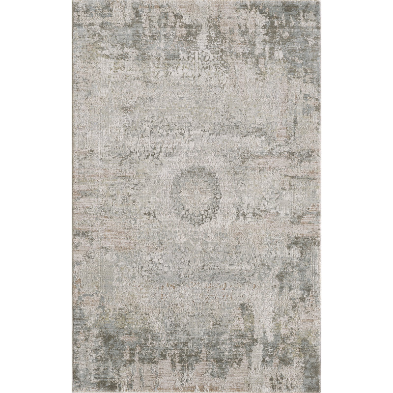 Peyton Medallion Machine Woven Performance Area Rug - Ivory/Beige - 3'3" x 5'3", 3'3" x 5'3", Ivory/Beige