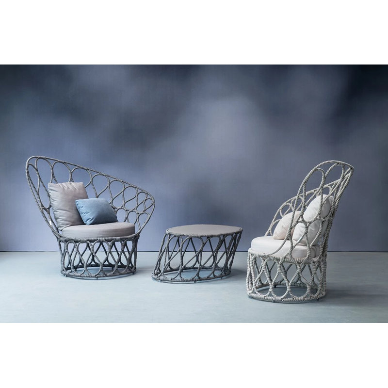 Forma Outdoor Coffee Table, Pale Gray