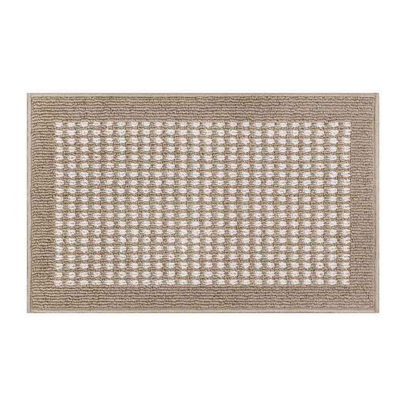 Machine Washable Non-Slip Kitchen Mat, Beige