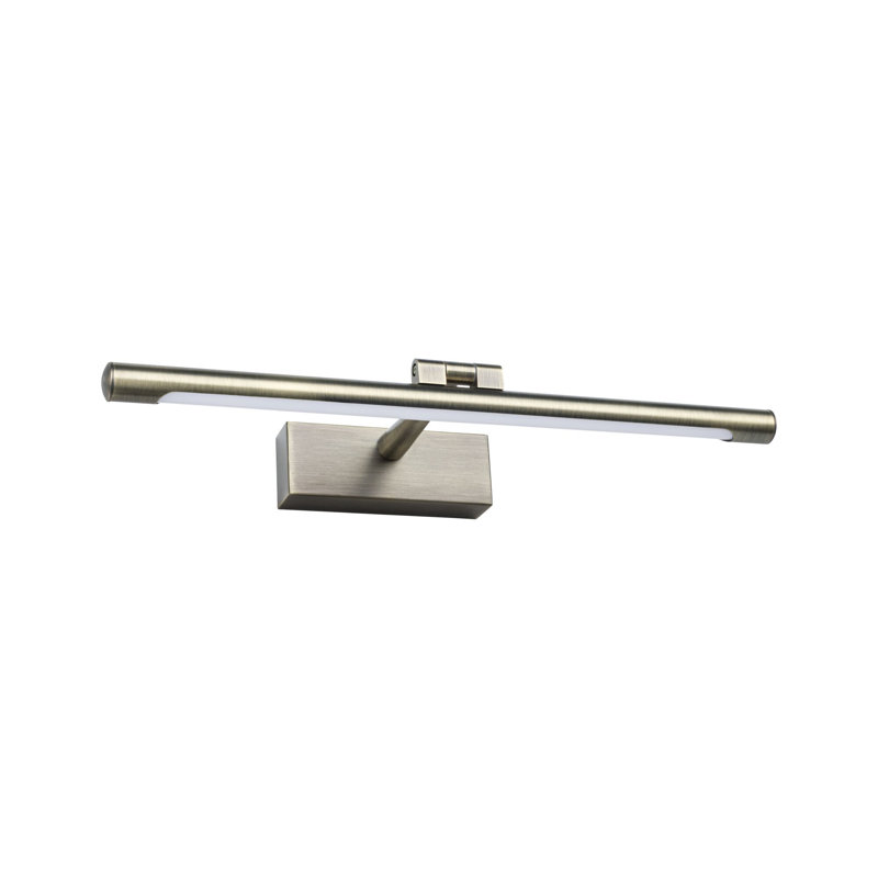 1 -Light Hardwired LED Can Be Mounted On The Wall Picture Light, Antique Brass