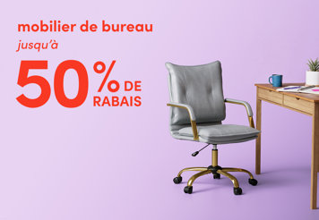Home office furniture up to 50% off.