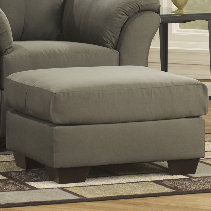 Darcy 31" Rectangle Standard Ottoman, Sky
