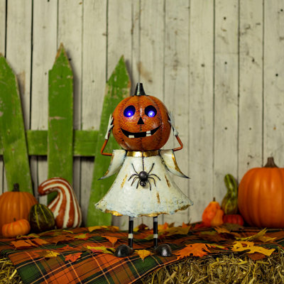 Figurine de fantôme d'Halloween avec lumières DEL Alexa Jack-o-lantern