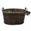 Hand Woven Wicker Laundry Basket with Handles