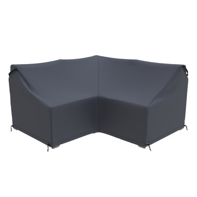 Bryonny Modular L-Shape Outdoor Conversation Sets Sectional Sofa Cover