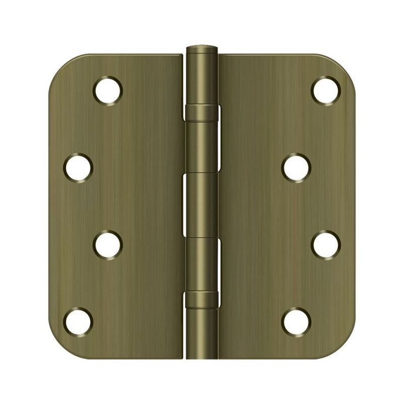 64'' x 64'' Steel Surface Mount Hinge, Antique Brass