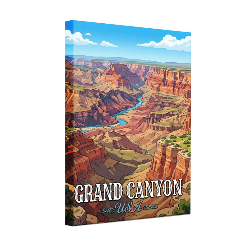 «Scenic & Cityscapes Grand Canyon Usa», reproduction d'art, H 30 po x l 20 po