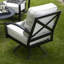 Chaise de patio pivotante avec coussins Millom-1212314528