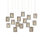 Regatta 15 - Light Cupertino/Silver Kitchen Island Pendant