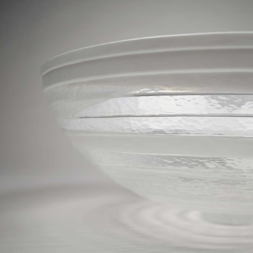 Murano Glass Handmade & Small Batch Crafted Circular Vessel Bathroom Sink, Seaspray