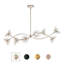 Coquette 8 Light Crystal LED Linear Pendant-1382644773