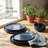 Stone Lain Mirella Stoneware 12 Piece Dinnerware Set, Service for 4, Deep Blue-104314950